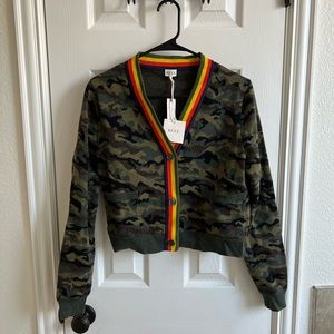 Kule The Jane Camo Cardigan - Size S - New With Tags - Never Worn - With Bag